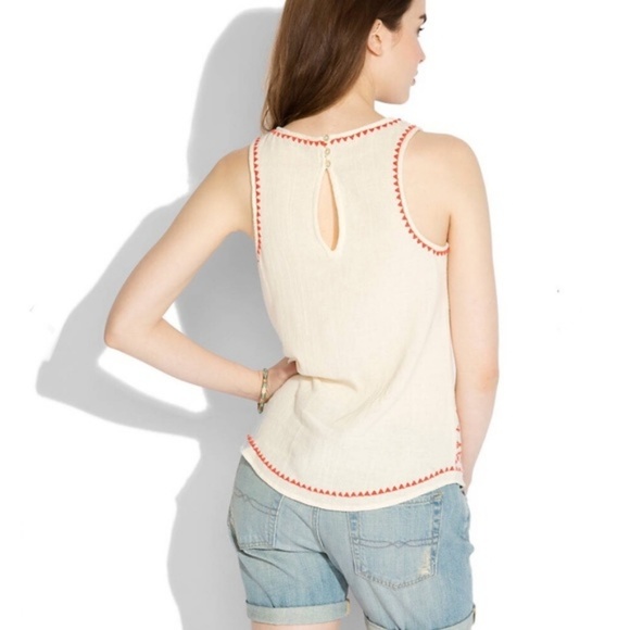 Lucky Brand Embroidered Tank Top - Picture 2 of 5